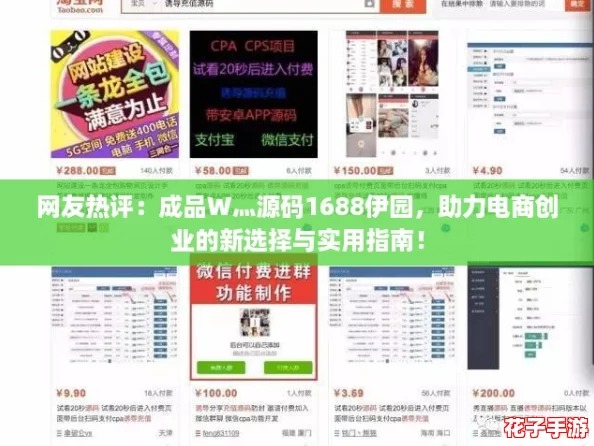 网友热评：成品W灬源码1688伊园，助力电商创业的新选择与实用指南！