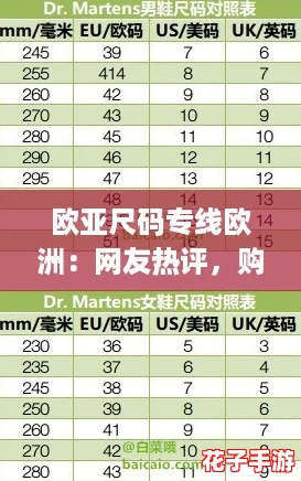 欧亚尺码专线欧洲：网友热评，购物更轻松，让你选对尺码无烦恼！