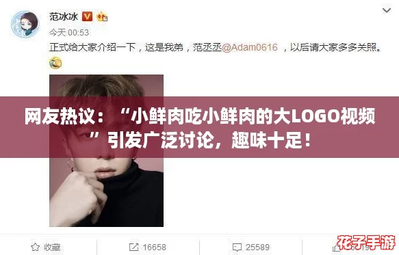 网友热议：“小鲜肉吃小鲜肉的大LOGO视频”引发广泛讨论，趣味十足！