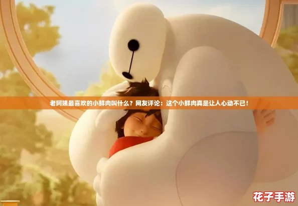 老阿姨最喜欢的小鲜肉叫什么？网友评论：这个小鲜肉真是让人心动不已！