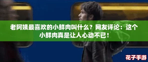 老阿姨最喜欢的小鲜肉叫什么？网友评论：这个小鲜肉真是让人心动不已！