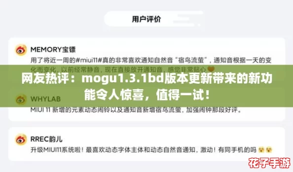 网友热评：mogu1.3.1bd版本更新带来的新功能令人惊喜，值得一试！