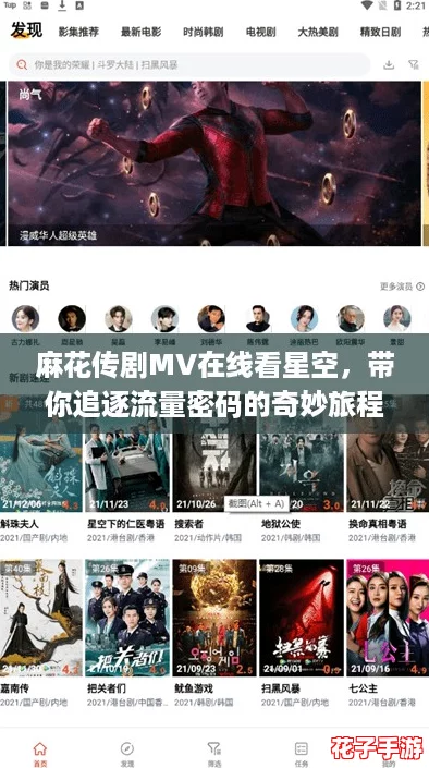 麻花传剧MV在线看星空，带你追逐流量密码的奇妙旅程
