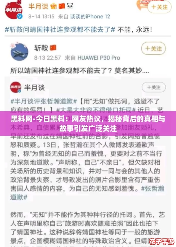 黑料网-今日黑料：网友热议，揭秘背后的真相与故事引发广泛关注