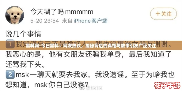 黑料网-今日黑料：网友热议，揭秘背后的真相与故事引发广泛关注