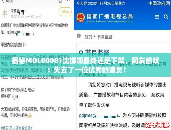 揭秘MDL00081沈娜娜最终还是下架，网友感叹：失去了一位优秀的演员！