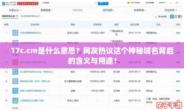 17c.cm是什么意思？网友热议这个神秘域名背后的含义与用途！