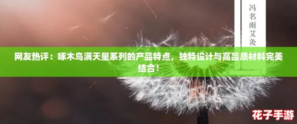 网友热评：啄木鸟满天星系列的产品特点，独特设计与高品质材料完美结合！
