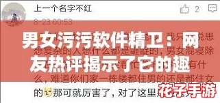 男女污污软件精卫：网友热评揭示了它的趣味与独特之处，让人忍不住想试一试！