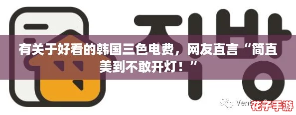 有关于好看的韩国三色电费，网友直言“简直美到不敢开灯！”