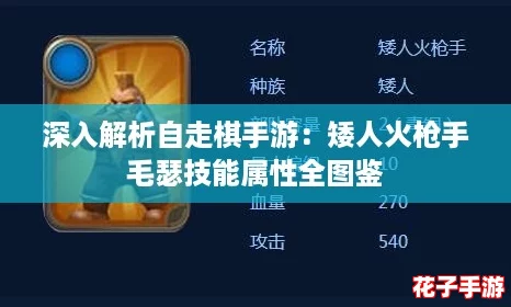 深入解析自走棋手游：矮人火枪手毛瑟技能属性全图鉴