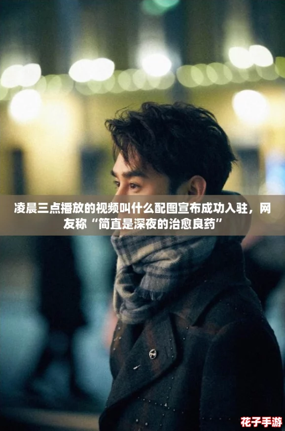 凌晨三点播放的视频叫什么配图宣布成功入驻,网友称“简直是深夜的治愈良药” 凌晨三点播放的视频叫什么配图宣布成功入驻,网友称“简直是深夜的治愈良药”