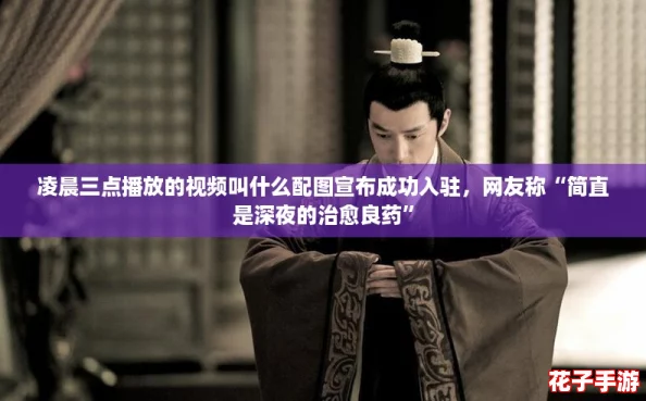 凌晨三点播放的视频叫什么配图宣布成功入驻,网友称“简直是深夜的治愈良药” 凌晨三点播放的视频叫什么配图宣布成功入驻,网友称“简直是深夜的治愈良药”