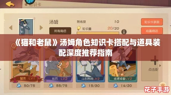 《猫和老鼠》汤姆角色知识卡搭配与道具装配深度推荐指南