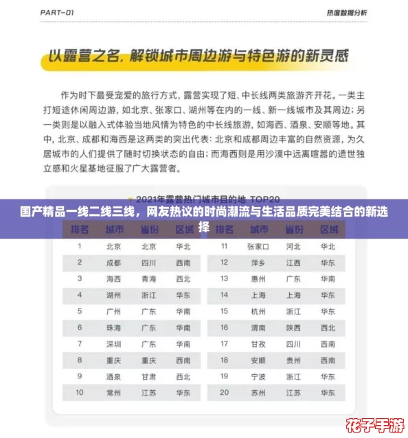 国产精品一线二线三线，网友热议的时尚潮流与生活品质完美结合的新选择