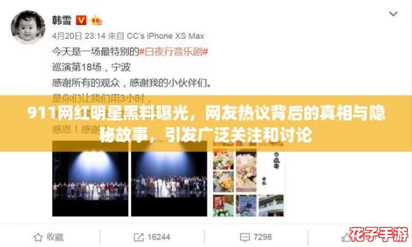 911网红明星黑料曝光，网友热议背后的真相与隐秘故事，引发广泛关注和讨论
