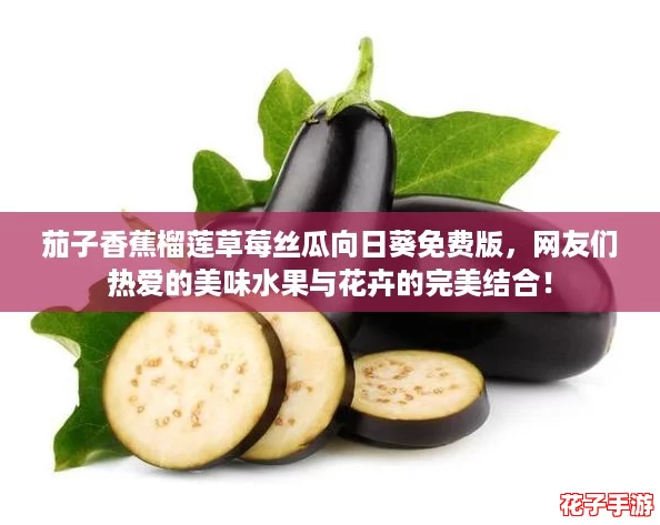 茄子香蕉榴莲草莓丝瓜向日葵免费版，网友们热爱的美味水果与花卉的完美结合！