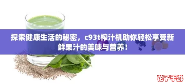 探索健康生活的秘密，c93t榨汁机助你轻松享受新鲜果汁的美味与营养！