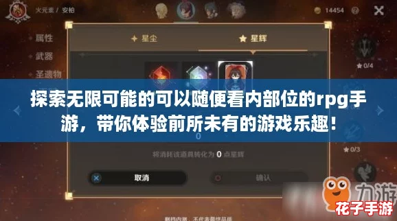 探索无限可能的可以随便看内部位的rpg手游，带你体验前所未有的游戏乐趣！