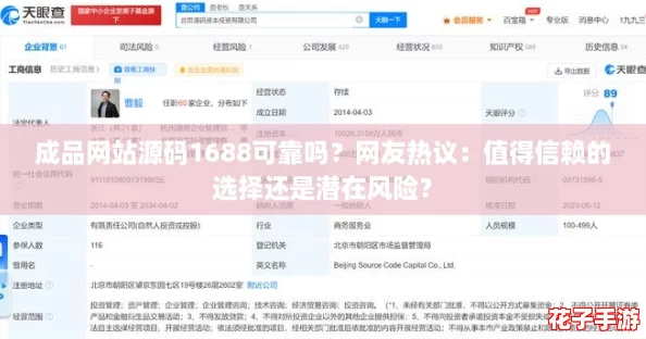 成品网站源码1688可靠吗？网友热议：值得信赖的选择还是潜在风险？