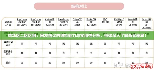 精华区二区区别：网友热议的独特魅力与实用性分析，带你深入了解两者差异！