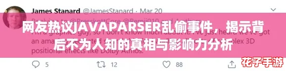 网友热议JAVAPARSER乱偷事件，揭示背后不为人知的真相与影响力分析