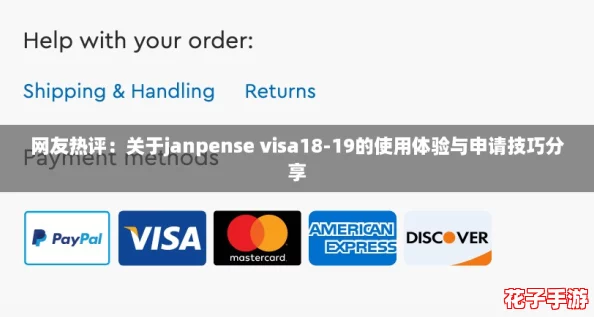 网友热评：关于janpense visa18-19的使用体验与申请技巧分享
