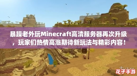 暴躁老外玩Minecraft高清服务器再次升级，玩家们热情高涨期待新玩法与精彩内容！