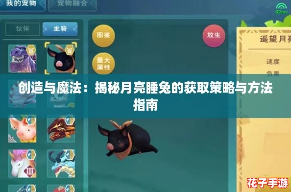 创造与魔法：揭秘月亮睡兔的获取策略与方法指南