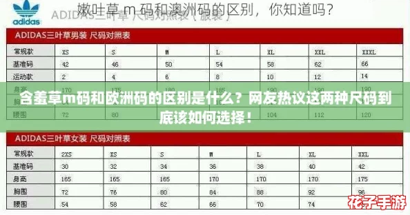 含羞草m码和欧洲码的区别是什么？网友热议这两种尺码到底该如何选择！