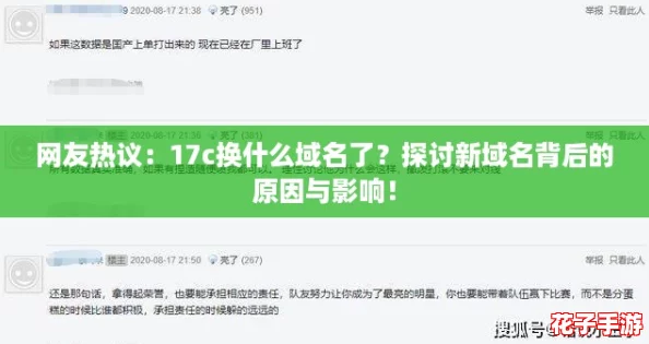 网友热议：17c换什么域名了？探讨新域名背后的原因与影响！