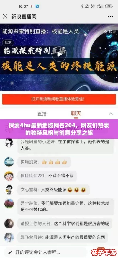 探索4hu最新地域网名204，网友们热衷的独特风格与创意分享之旅