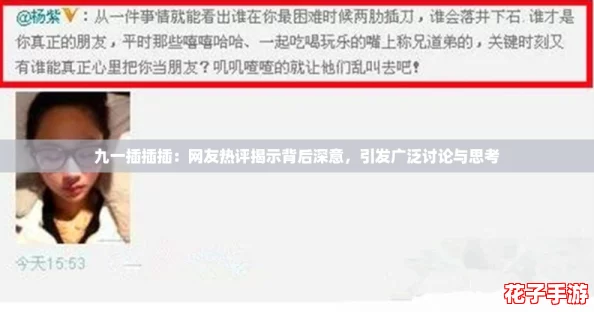 九一插插插：网友热评揭示背后深意，引发广泛讨论与思考