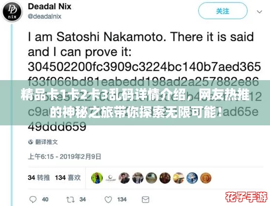 精品卡1卡2卡3乱码详情介绍，网友热推的神秘之旅带你探索无限可能！