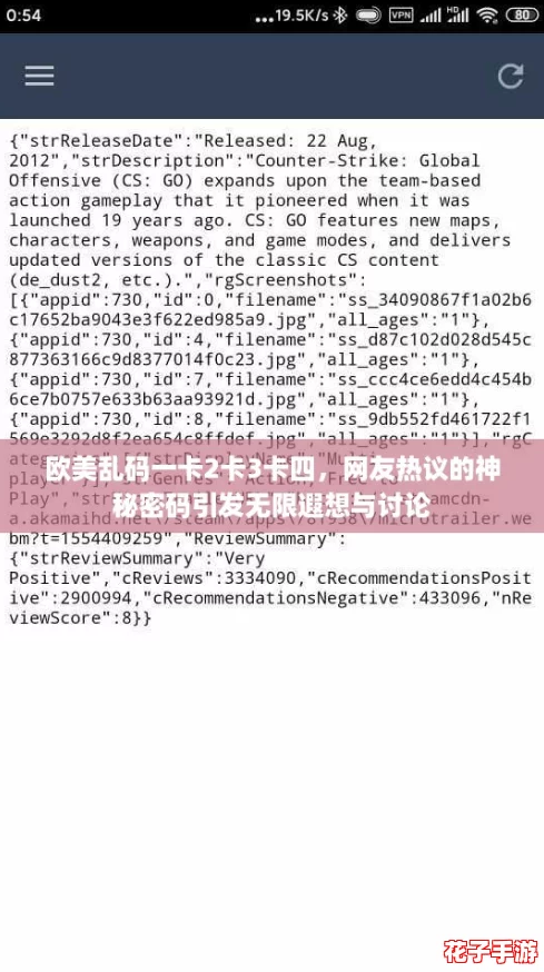 欧美乱码一卡2卡3卡四，网友热议的神秘密码引发无限遐想与讨论