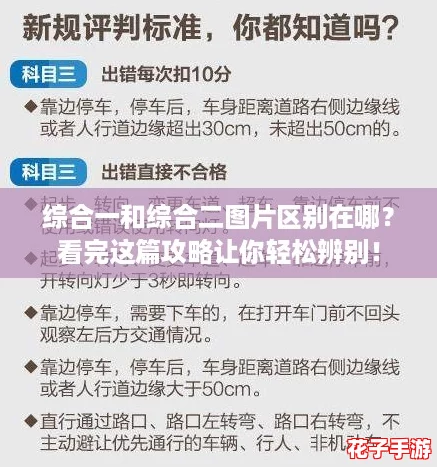 综合一和综合二图片区别在哪？看完这篇攻略让你轻松辨别！