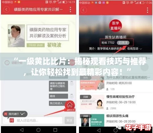 “一级黄比比片：揭秘观看技巧与推荐，让你轻松找到最精彩内容！”