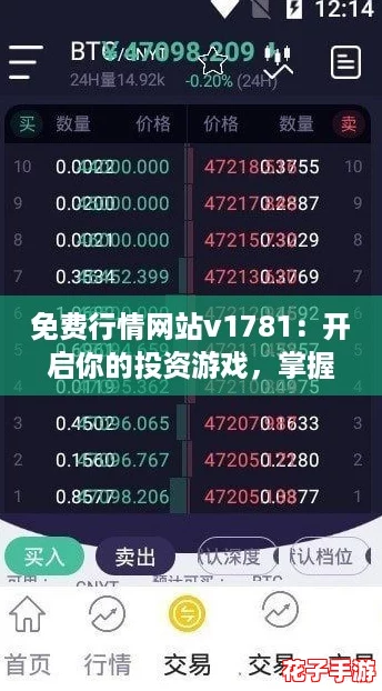 免费行情网站v1781：开启你的投资游戏，掌握市场动态与机会！