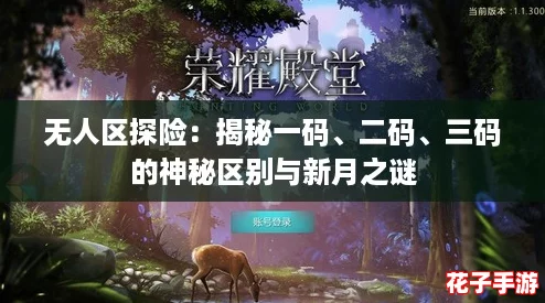 无人区探险：揭秘一码、二码、三码的神秘区别与新月之谜