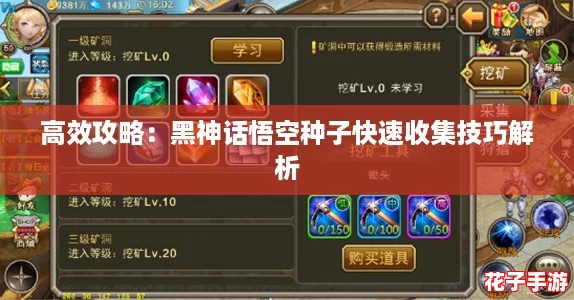 高效攻略：黑神话悟空种子快速收集技巧解析