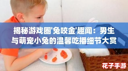 揭秘游戏圈'兔咬金'趣闻：男生与萌宠小兔的温馨吃播细节大赏