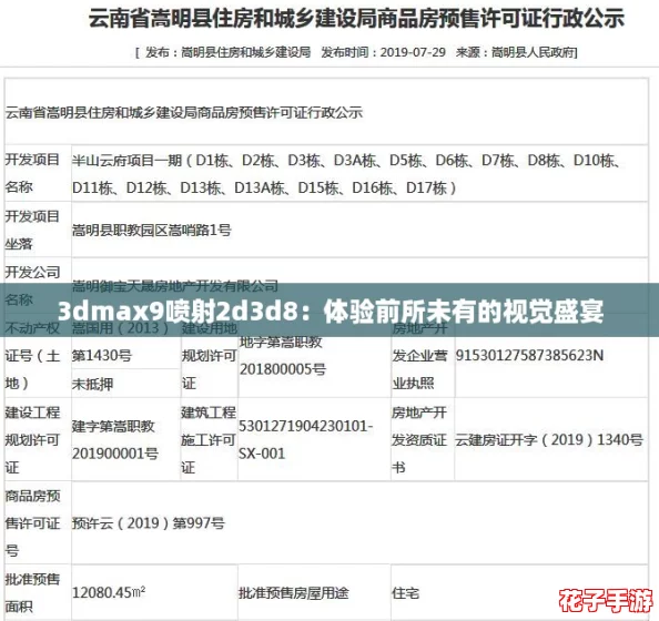 3dmax9喷射2d3d8:体验前所未有的视觉盛宴 3dmax9喷射2d3d8:体验前所未有的视觉盛宴
