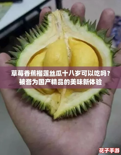 草莓香蕉榴莲丝瓜十八岁可以吃吗？被誉为国产精品的美味新体验