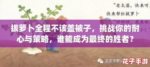 拔萝卜全程不该盖被子，挑战你的耐心与策略，谁能成为最终的胜者？