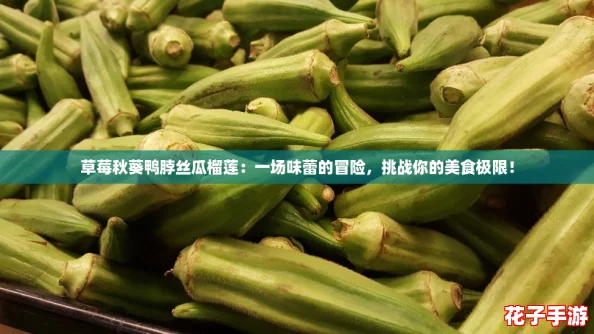 草莓秋葵鸭脖丝瓜榴莲：一场味蕾的冒险，挑战你的美食极限！
