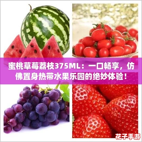 蜜桃草莓荔枝375ML：一口畅享，仿佛置身热带水果乐园的绝妙体验！
