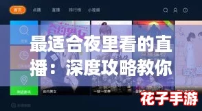最适合夜里看的直播：深度攻略教你如何找到最佳观看体验！