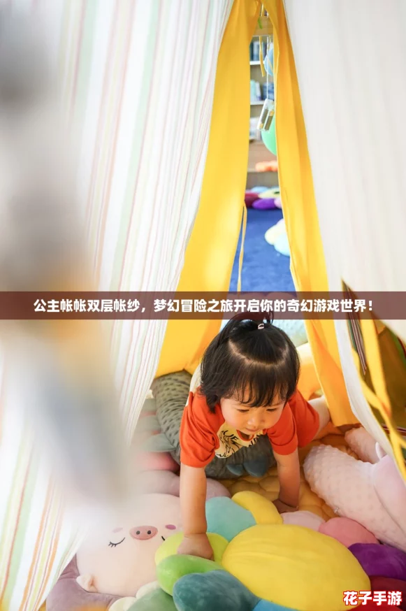 公主帐帐双层帐纱，梦幻冒险之旅开启你的奇幻游戏世界！