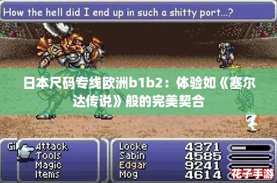 日本尺码专线欧洲b1b2：体验如《塞尔达传说》般的完美契合