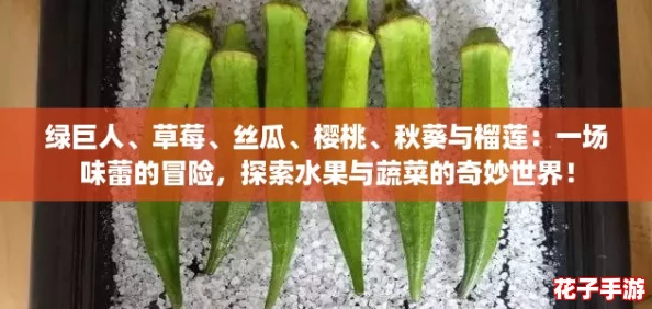 绿巨人、草莓、丝瓜、樱桃、秋葵与榴莲:一场味蕾的冒险,探索水果与蔬菜的奇妙世界! 绿巨人、草莓、丝瓜、樱桃、秋葵与榴莲:一场味蕾的冒险,探索水果与蔬菜的奇妙世界!